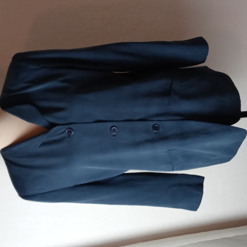 August Silk Petites Silk Blazer
